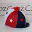 Capz Motif Lycra Starz Cap Cover in Red/White/Blue