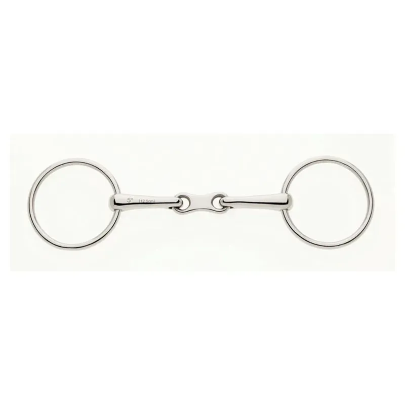 Lorina Thin French Link Loose Ring Snaffle in Silver