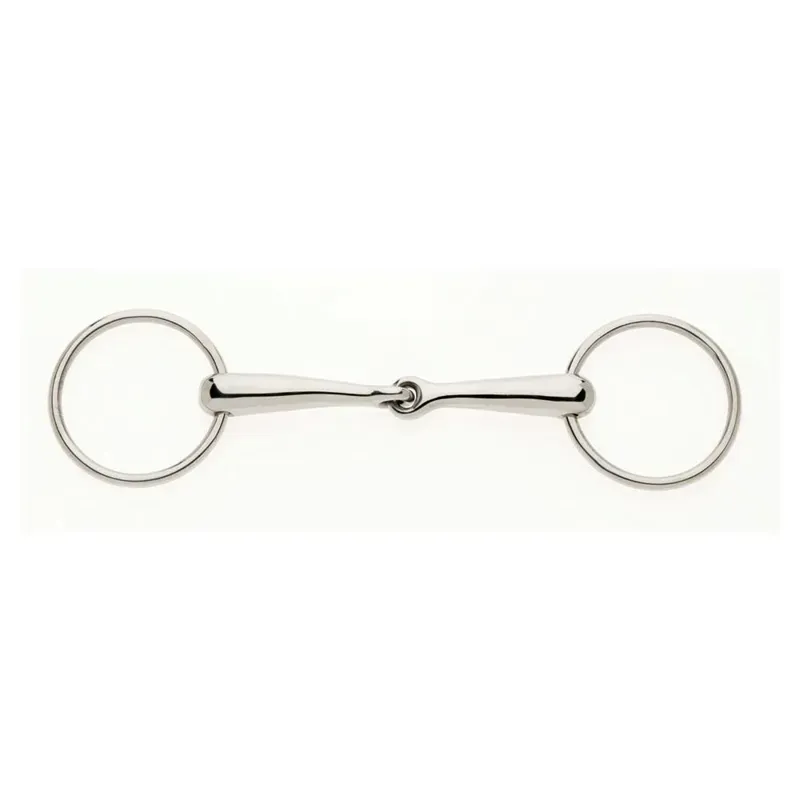 Lorina Loose Ring Jointed Snaffle in Silver