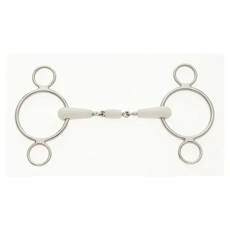 Lorina Flexi Peanut Joint 2 Ring Continental in White