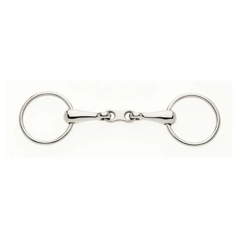 Lorina French Link Loose Ring Snaffle in Silver