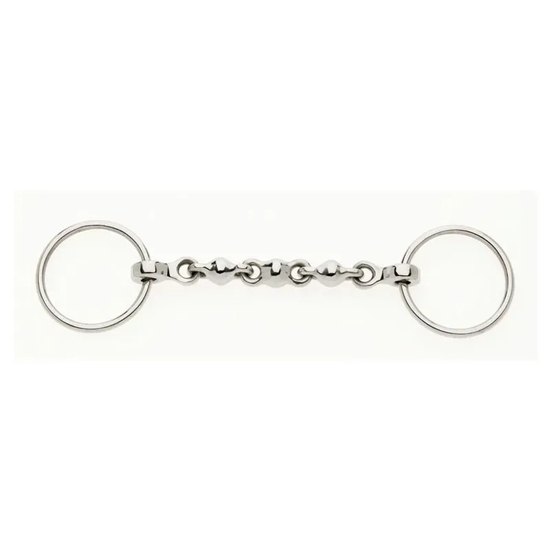 Lorina Waterford Loose Ring Snaffle in Silver