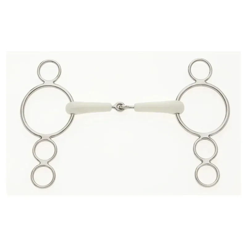 Lorina Flexi 3 Ring Jointed Continental in White