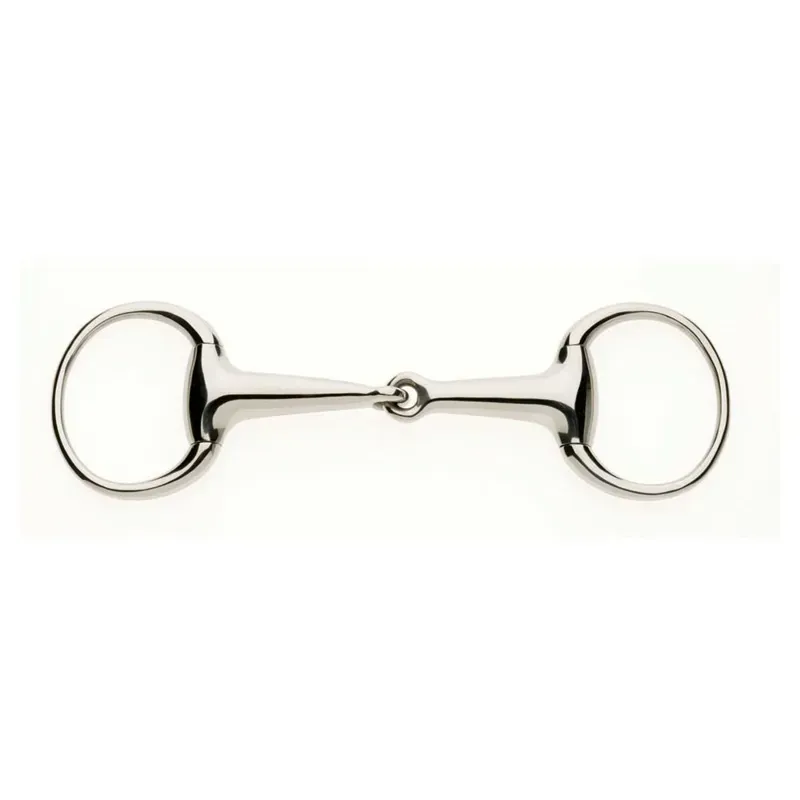 Lorina Hollow Mouth Eggbutt Snaffle in Silver