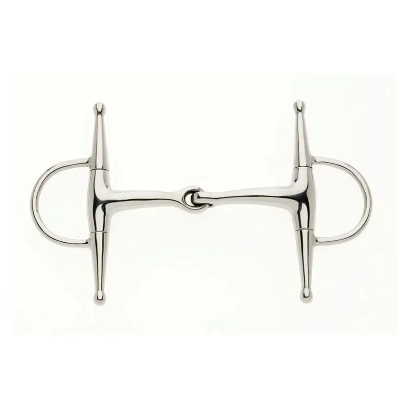 Lorina Full Cheek Eggbutt Jointed Snaffle in Silver