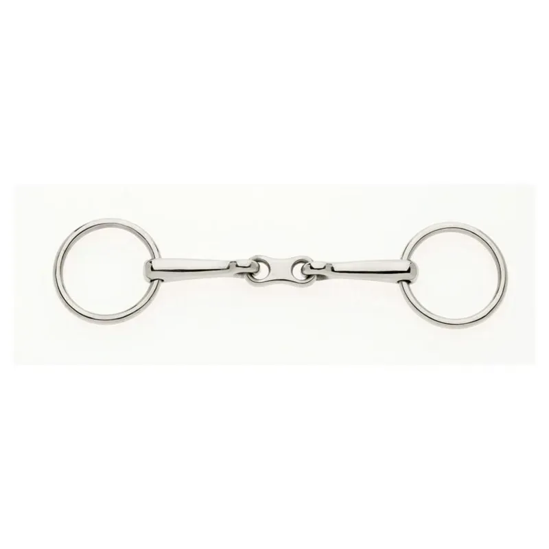 Lorina French Link Loose Ring Weymouth Bradoon in Silver