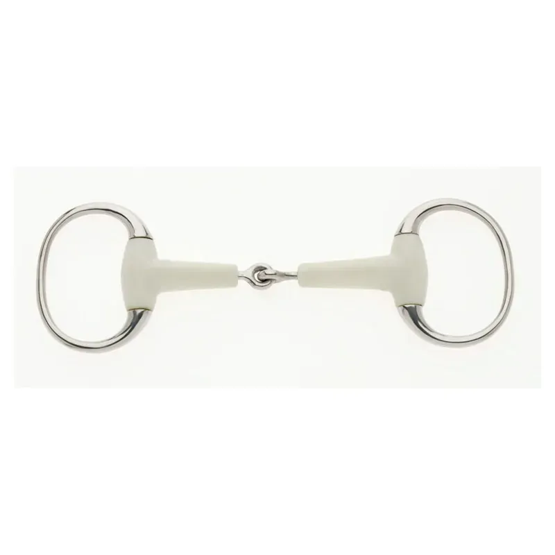 Lorina Flexi Eggbutt Jointed Snaffle in White