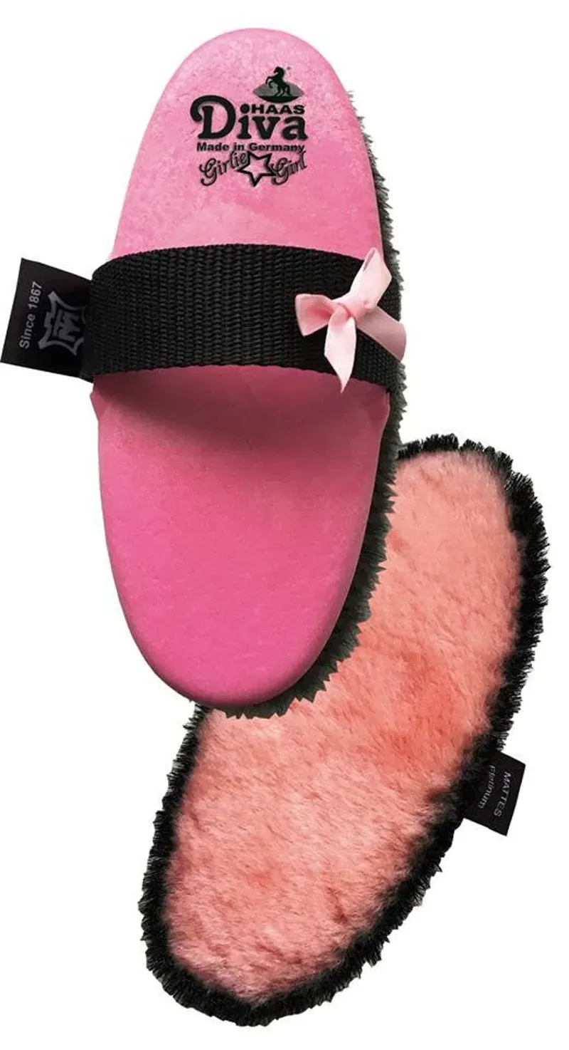Haas 200 x 85mm Diva Girlie Girl Brush in Pink
