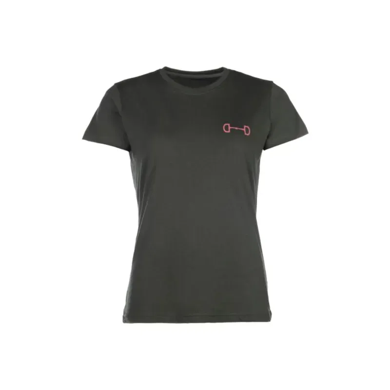 hkm T-Shirt/ Grey/green / SMALL