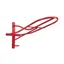 Stubbs Standard Saddle Rack in Red