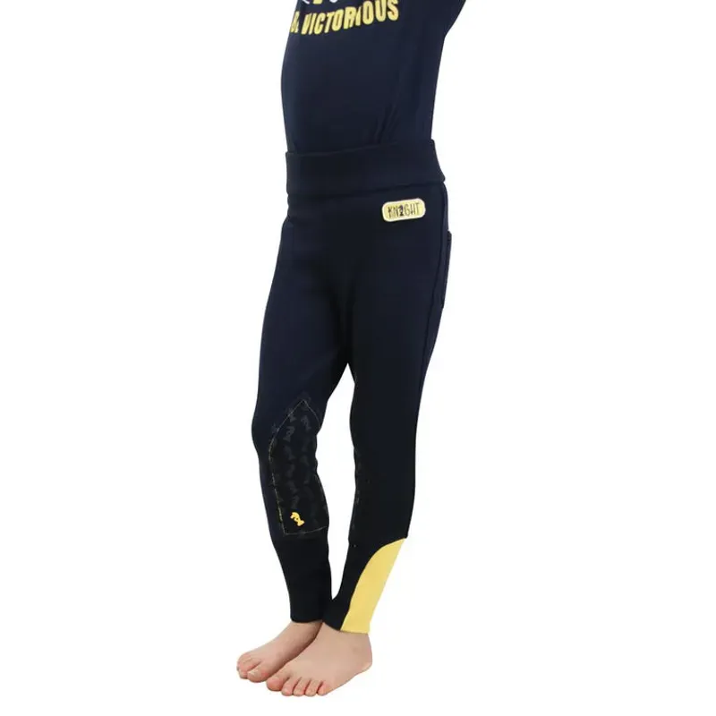 Little Rider Be Brave Tots Jodhpurs in Navy/Yellow