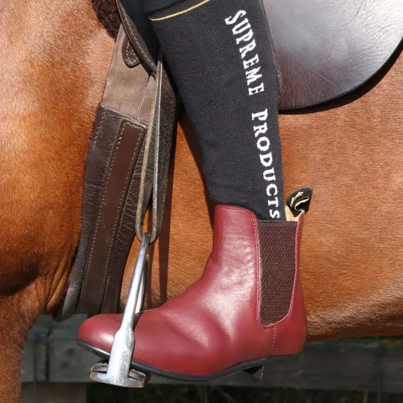 Supreme Products Junior Show Ring Jodhpur Boots in Oxblood