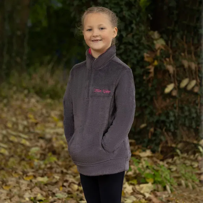 Little Rider Nina Soft Fleece in Grey/Red