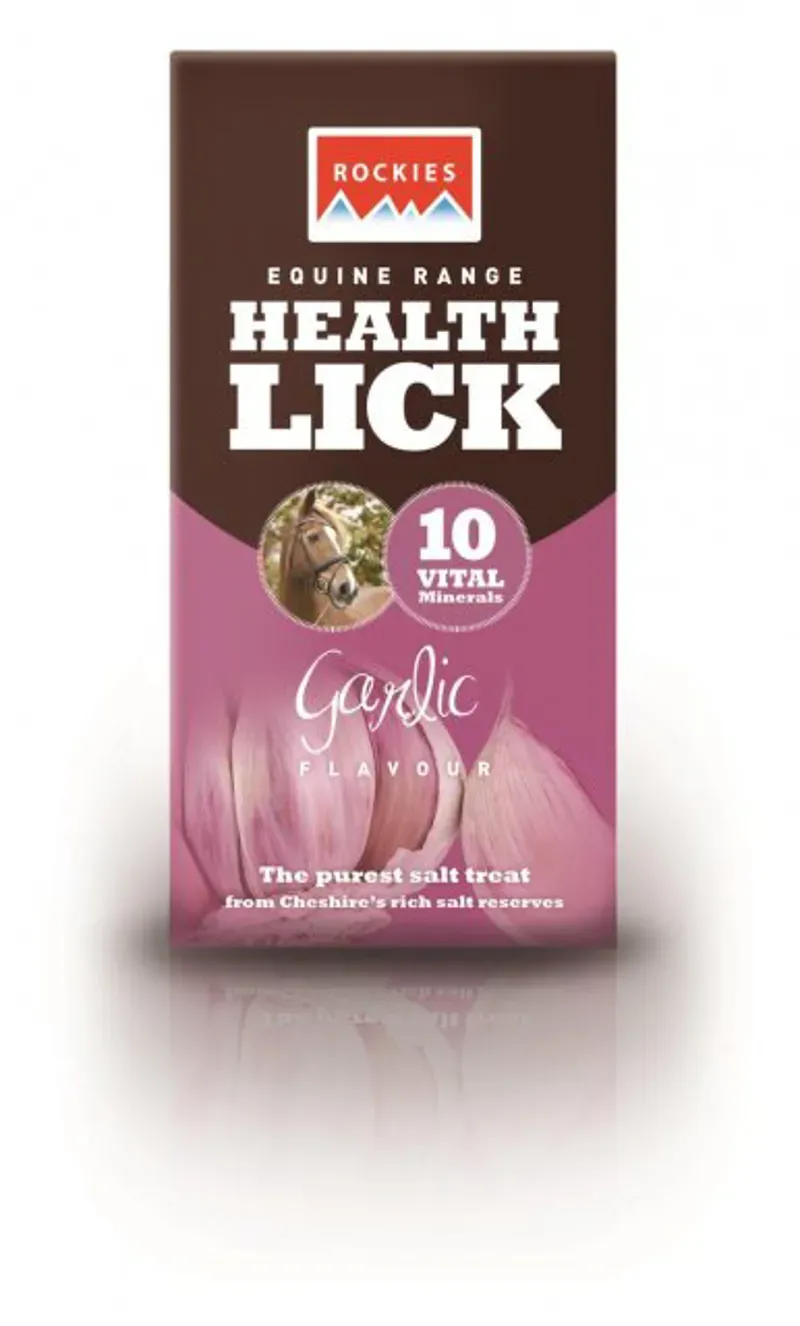 Rockies Garlic 10 x 2kg Flavoured Health Lick