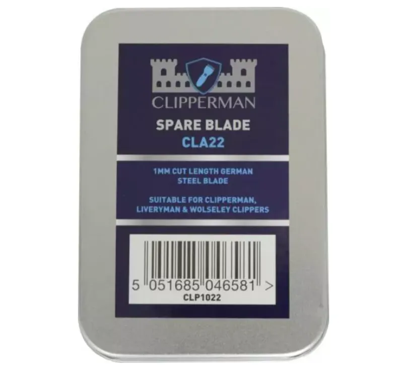 Clipperman CLA22 High Quality German Steel Blade Set - 1mm