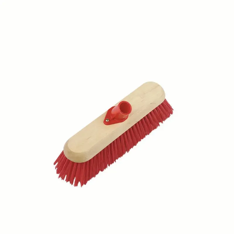 Hill Brush 281mm Sweeping Broom Head With Socket in Red