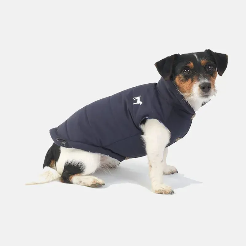 House Of Paws Fleece Lined Gilet in Navy