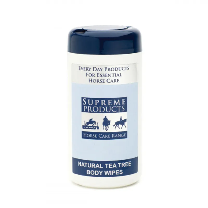 Supreme Products 100 Wipes Natural Tea Tree Body Wipes