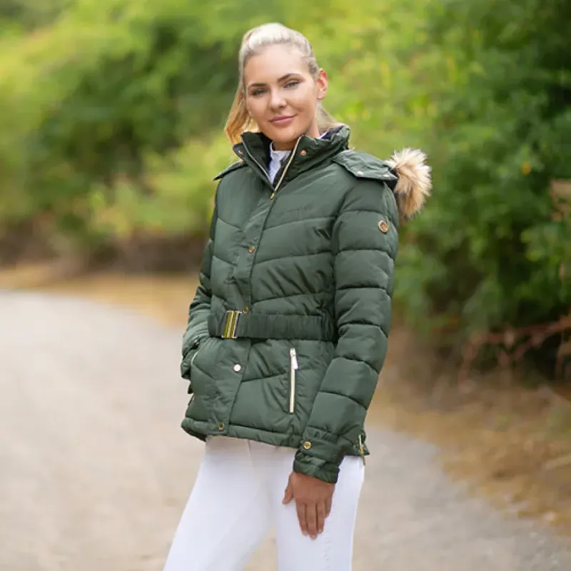 Coldstream Cornhill Quilted Coat in Fern Green