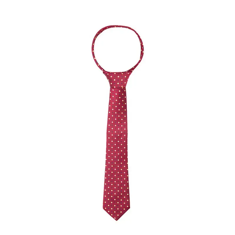 Supreme Products Show Tie - - Burgundy/Gold Diamonds