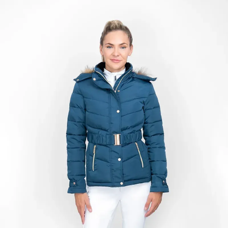 Coldstream Cornhill Quilted Coat in Cool Slate Blue-1