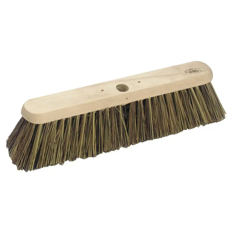 Hill Brush Platform Broom Head Very Stiff in Brown