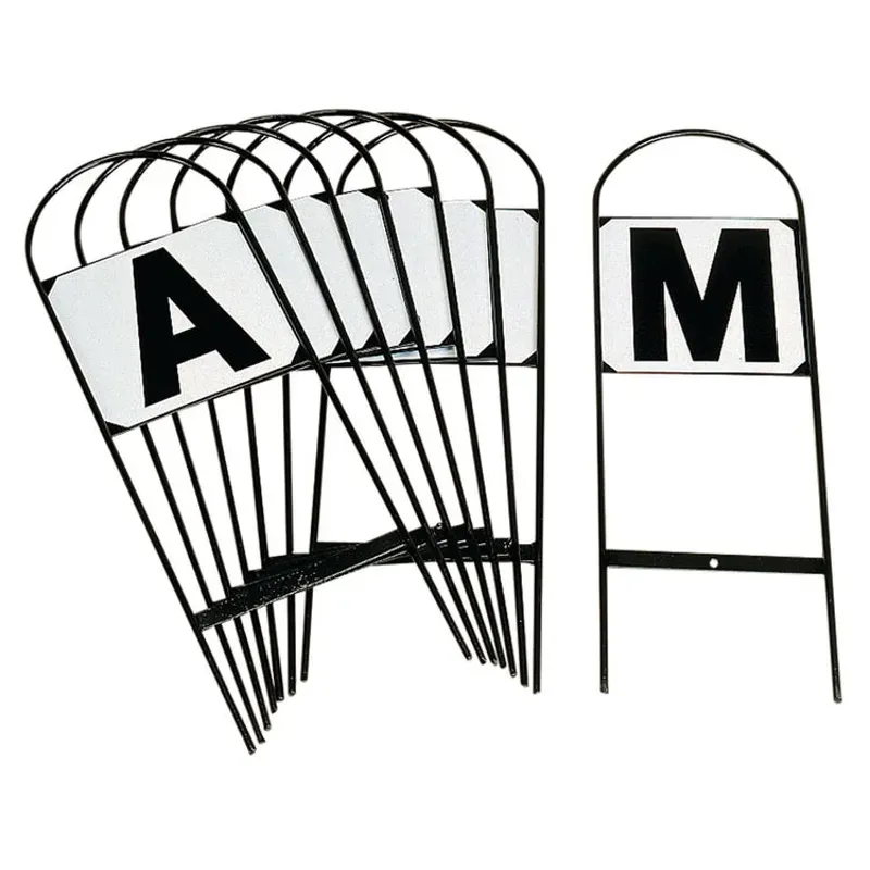 STUBBS Set of 4 Dressage Markers in White