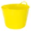 Faulks and Company Large 38 Litre Gorilla Tub in Yellow