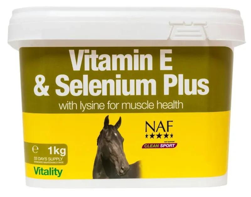 NAF Vitamin E and Selenium Plus in Yellow