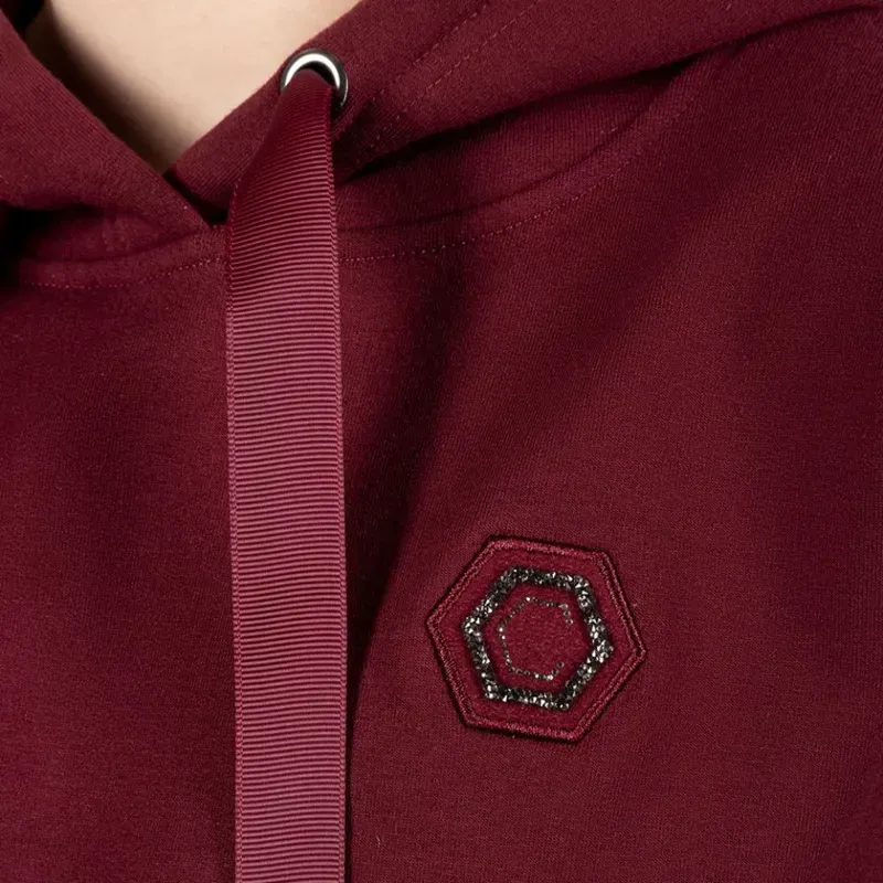Coldstream Cheswick Diamante Hoodie in Windsor Wine-2
