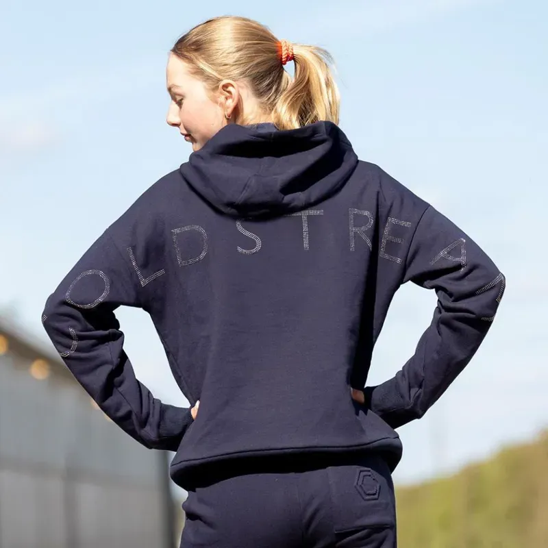 Coldstream Cheswick Diamante Hoodie in Navy-1
