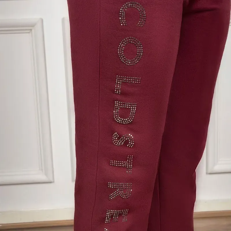 Coldstream Next Generation Cheswick Diamante Lounge Pants in Windsor Wine-2
