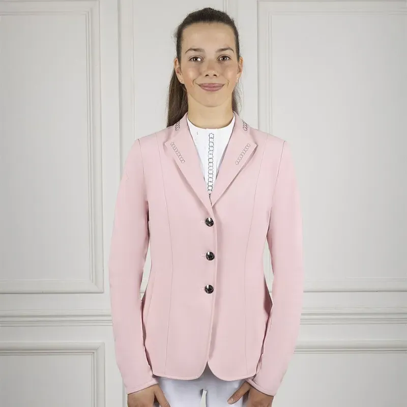 Coldstream Ladies Clarilaw Diamante Show Jacket in Blush Pink