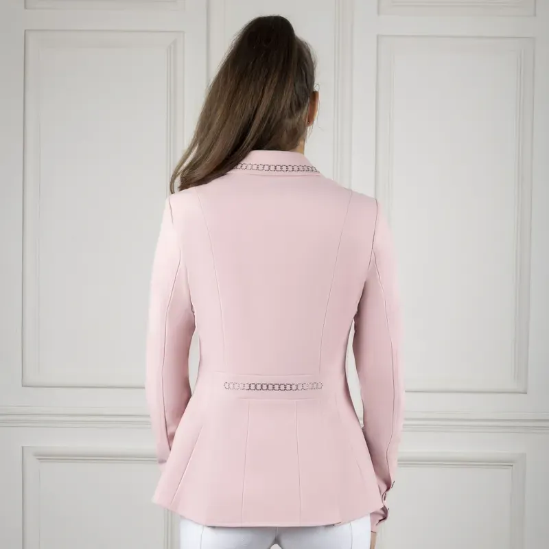 Coldstream Ladies Clarilaw Diamante Show Jacket in Blush Pink-1