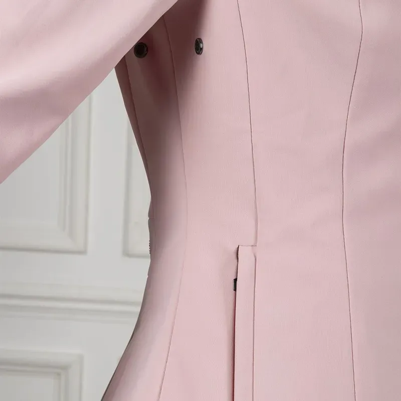 Coldstream Ladies Clarilaw Diamante Show Jacket in Blush Pink-3