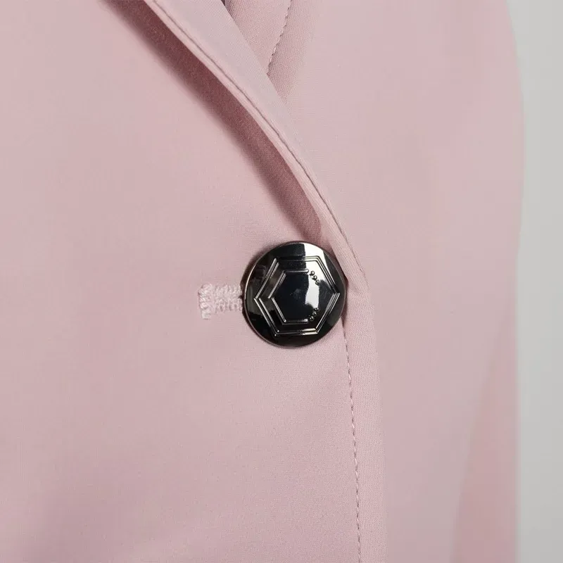 Coldstream Ladies Clarilaw Diamante Show Jacket in Blush Pink-4