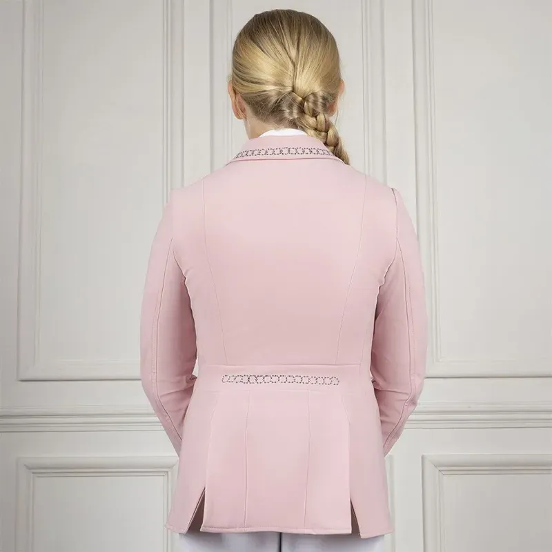 Coldstream Next Generation Clarilaw Diamante Show Jacket in Blush Pink-1