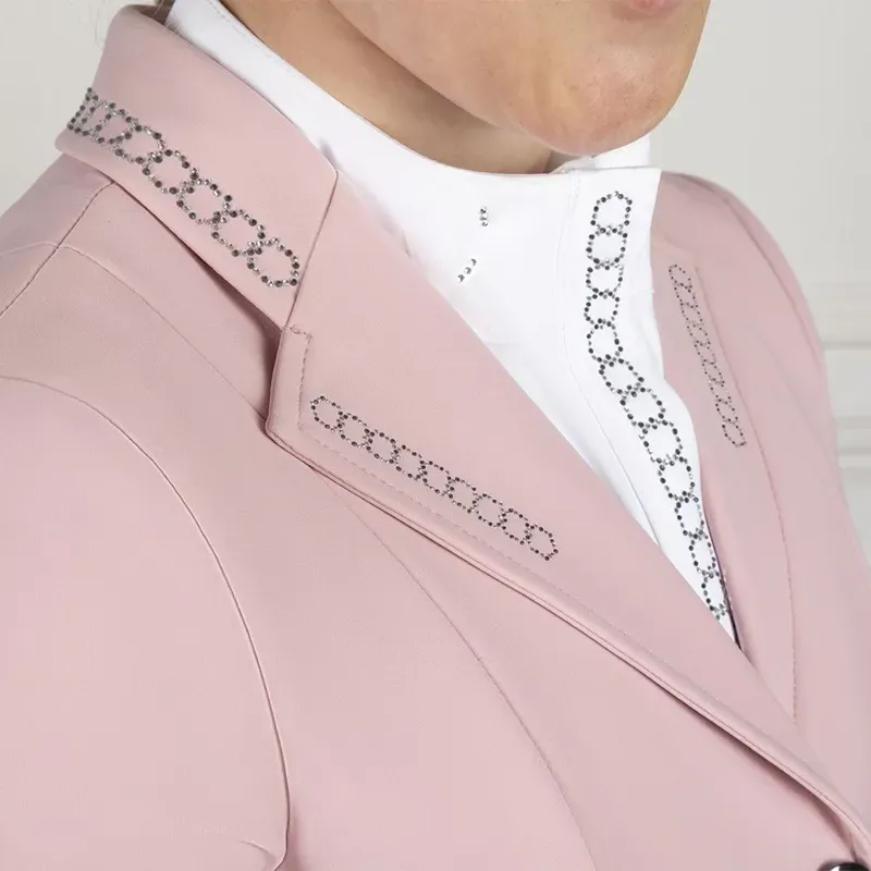 Coldstream Next Generation Clarilaw Diamante Show Jacket in Blush Pink-2