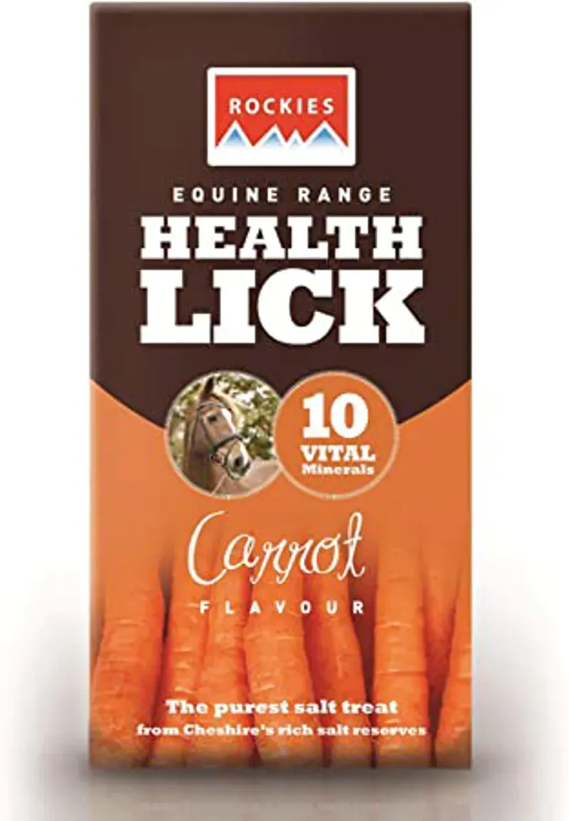 Rockies Carrot 10 x 2kg Flavoured Health Lick