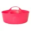 Faulks and Cox Red Gorilla Flexible 5-litre Mini Tub in Pink