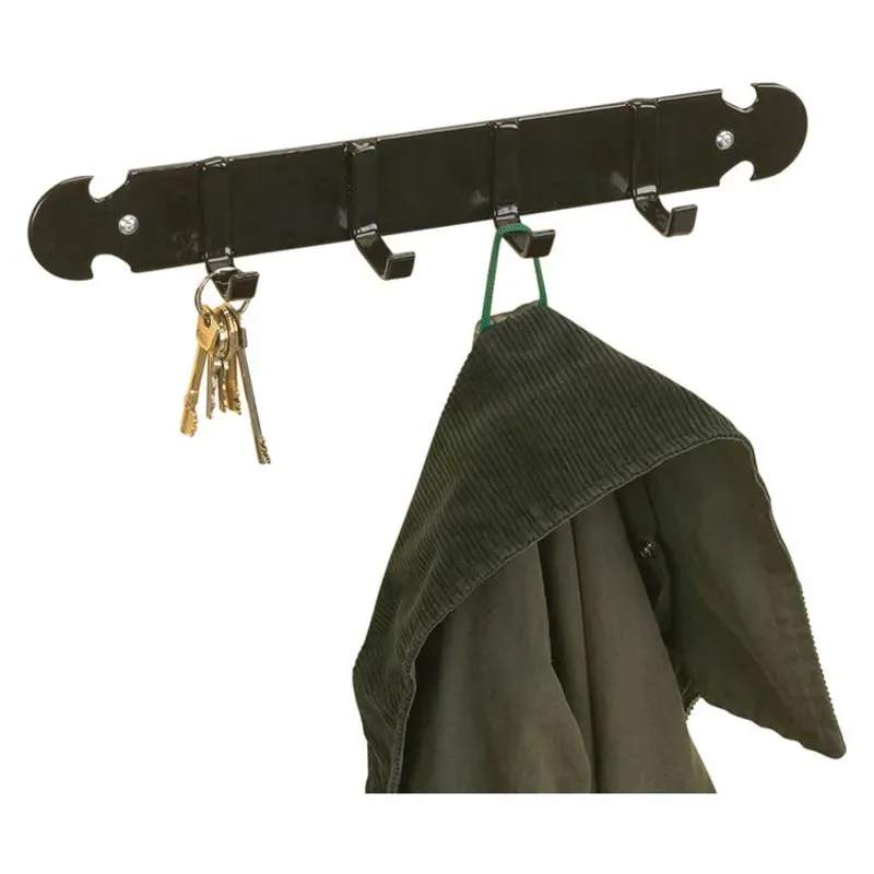 STUBBS Coat and Key Rack in Black