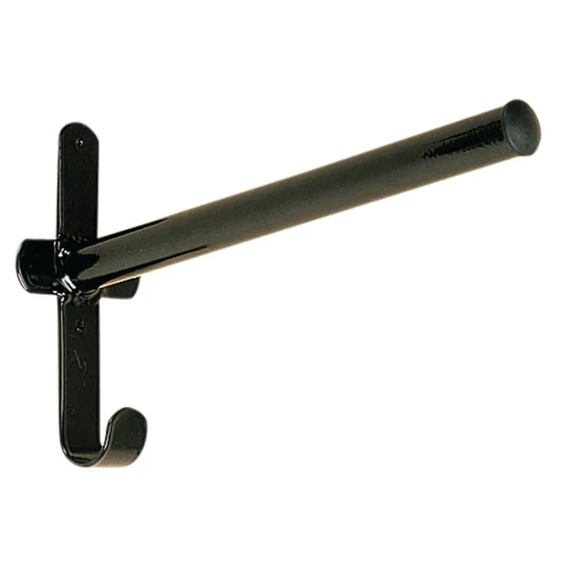 STUBBS Fixed Pole Saddle Rack in Black