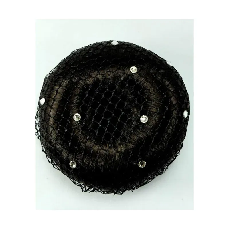 ShowQuest 5-pack Bun Net with Swarovski Crystals in Black