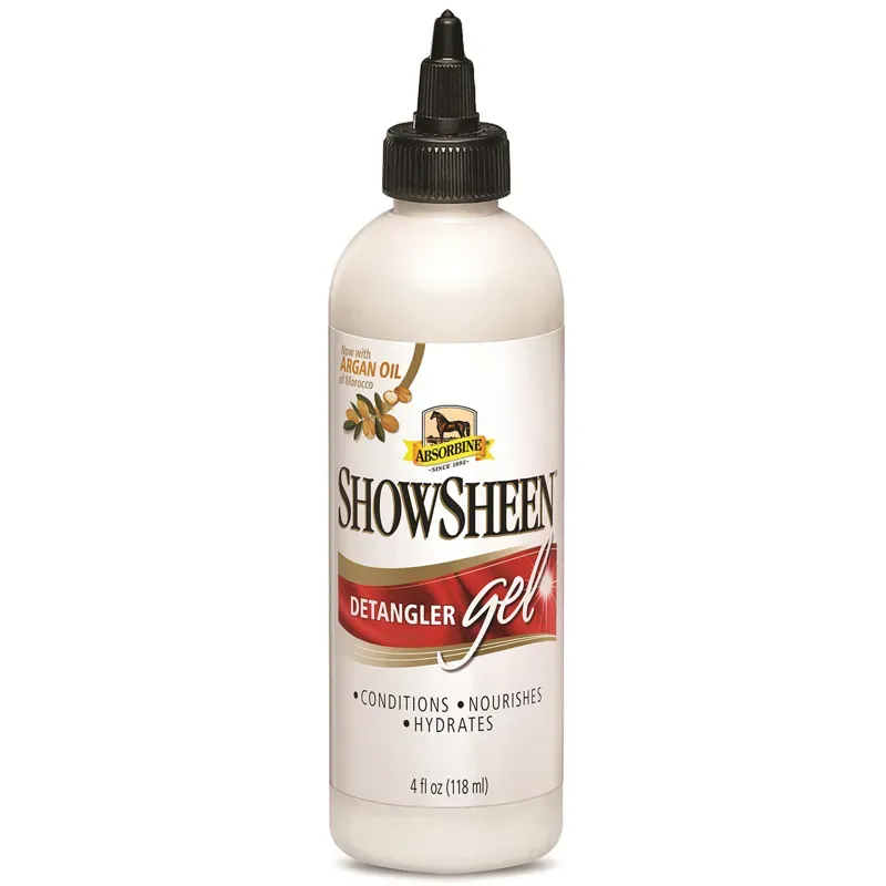 Absorbine ShowSheen 118ml Detangler Gel in White