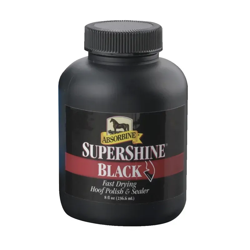 Absorbine SuperShine 237ml Hoof Polish in Black