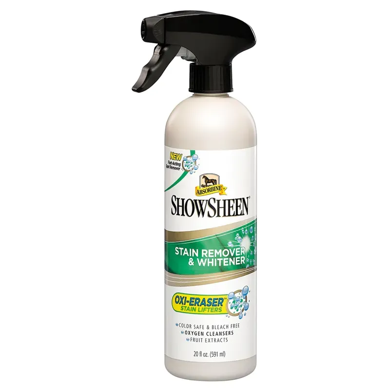 Absorbine ShowSheen 591ml Stain Remover and Whitener Spray in White