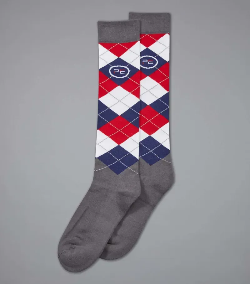 Premier Equine 4 Season Socks in Classic Check-4