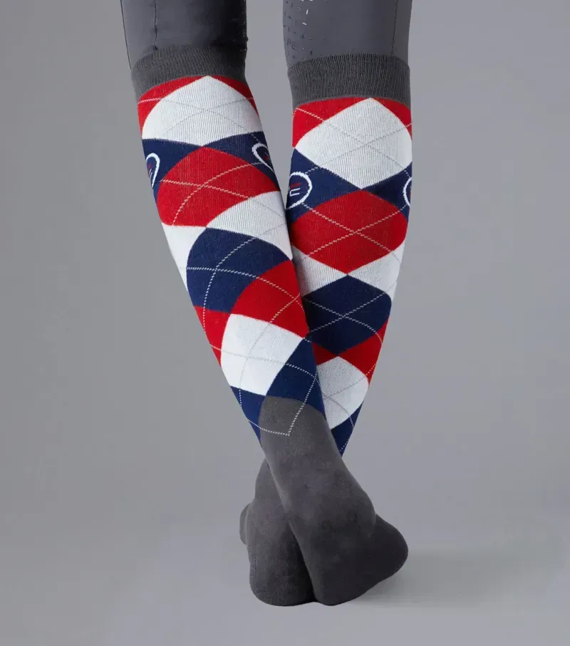 Premier Equine 4 Season Socks in Classic Check-5