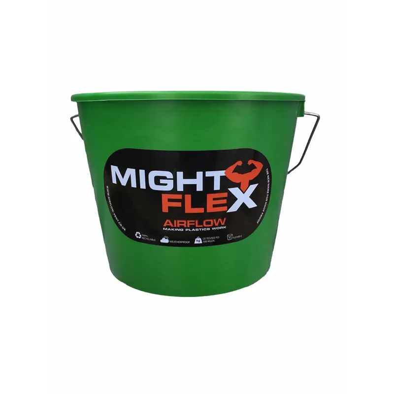 Airflow Hoof Proof 2.5lt Mini Calf/Multi Purpose Bucket in Green