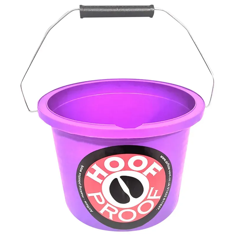 2.5 Lt Airflow Hoof Proof Mini Calf/Multi Purpose Bucket Green